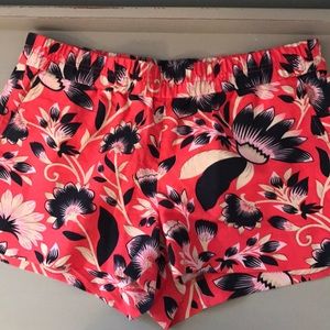 Jcrew Factory Elastic Waist Chino Shorts- Floral